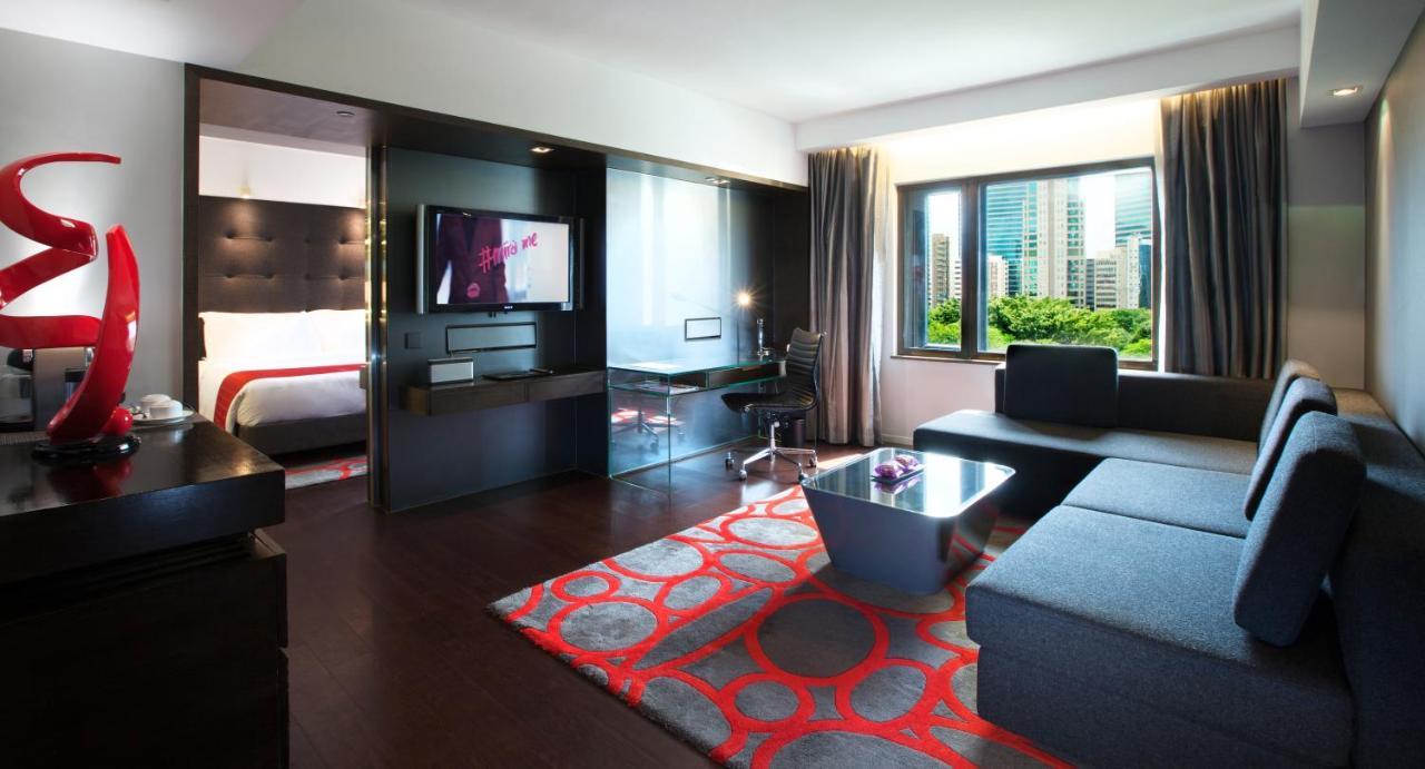 Отель The Mira Гонконг Экстерьер фото Suite at the W Hong Kong